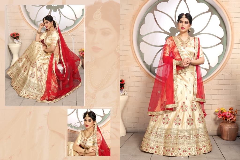 Krishna Vol 1 Designer Embroidery Heavy Lehenga