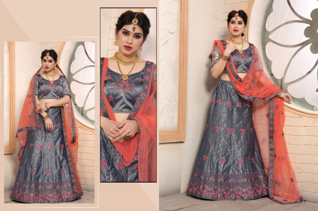 Krishna Vol 1 Designer Embroidery Heavy Lehenga