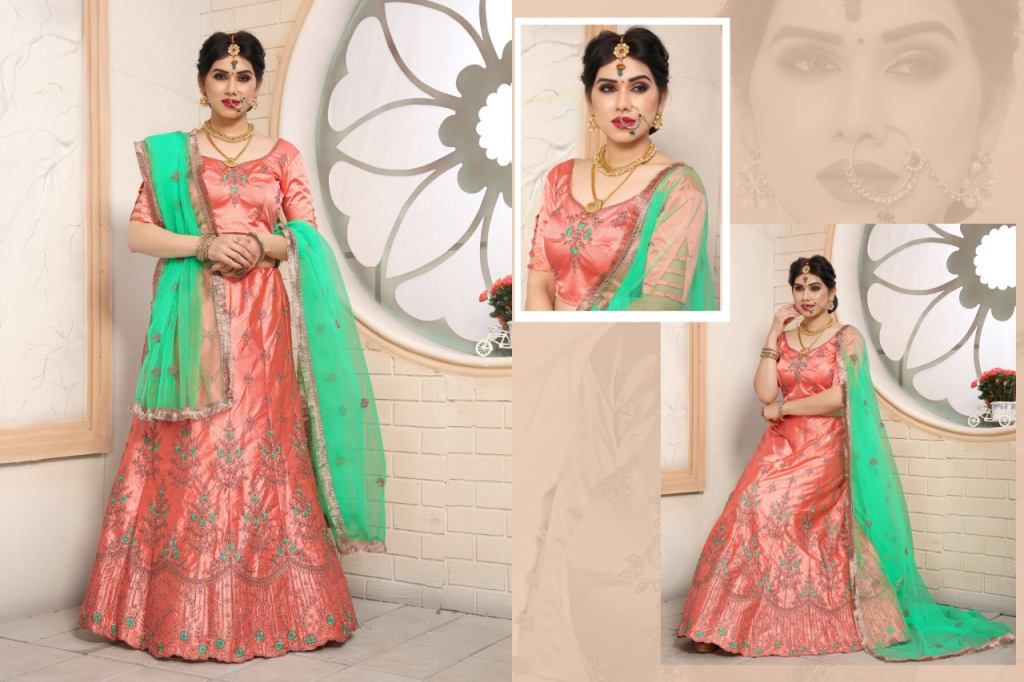 Krishna Vol 1 Designer Embroidery Heavy Lehenga