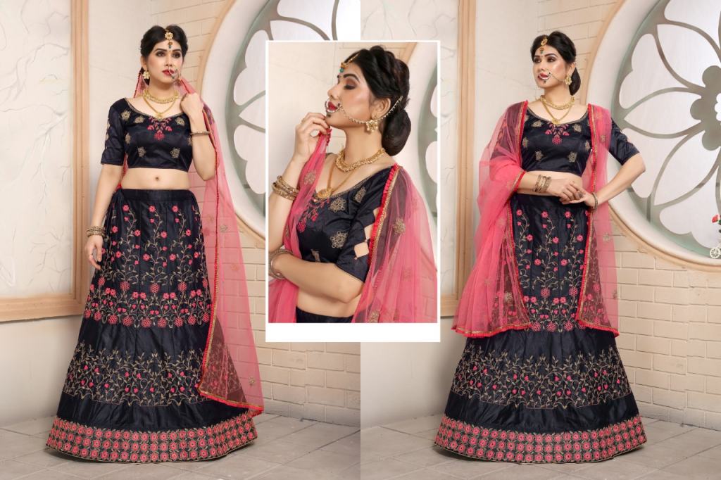 Krishna Vol 1 Designer Embroidery Heavy Lehenga