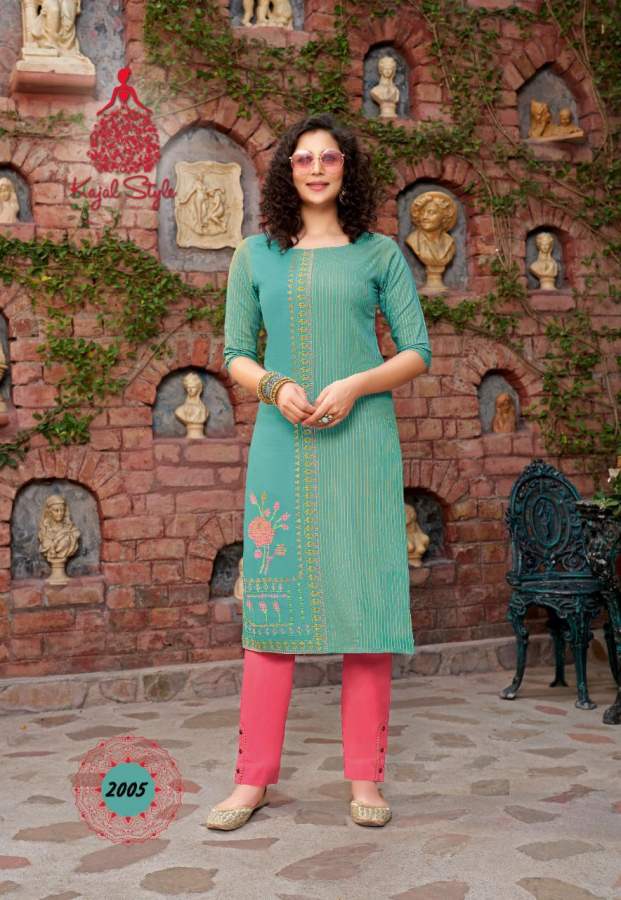 Kajal Style Presents Fashion Galaxy Vol  2  Kurti With Bottom