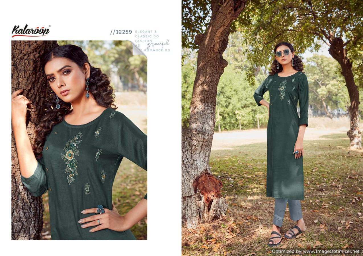 Kalaroop  Presents  Floriana  Kurti With Bottom Collection