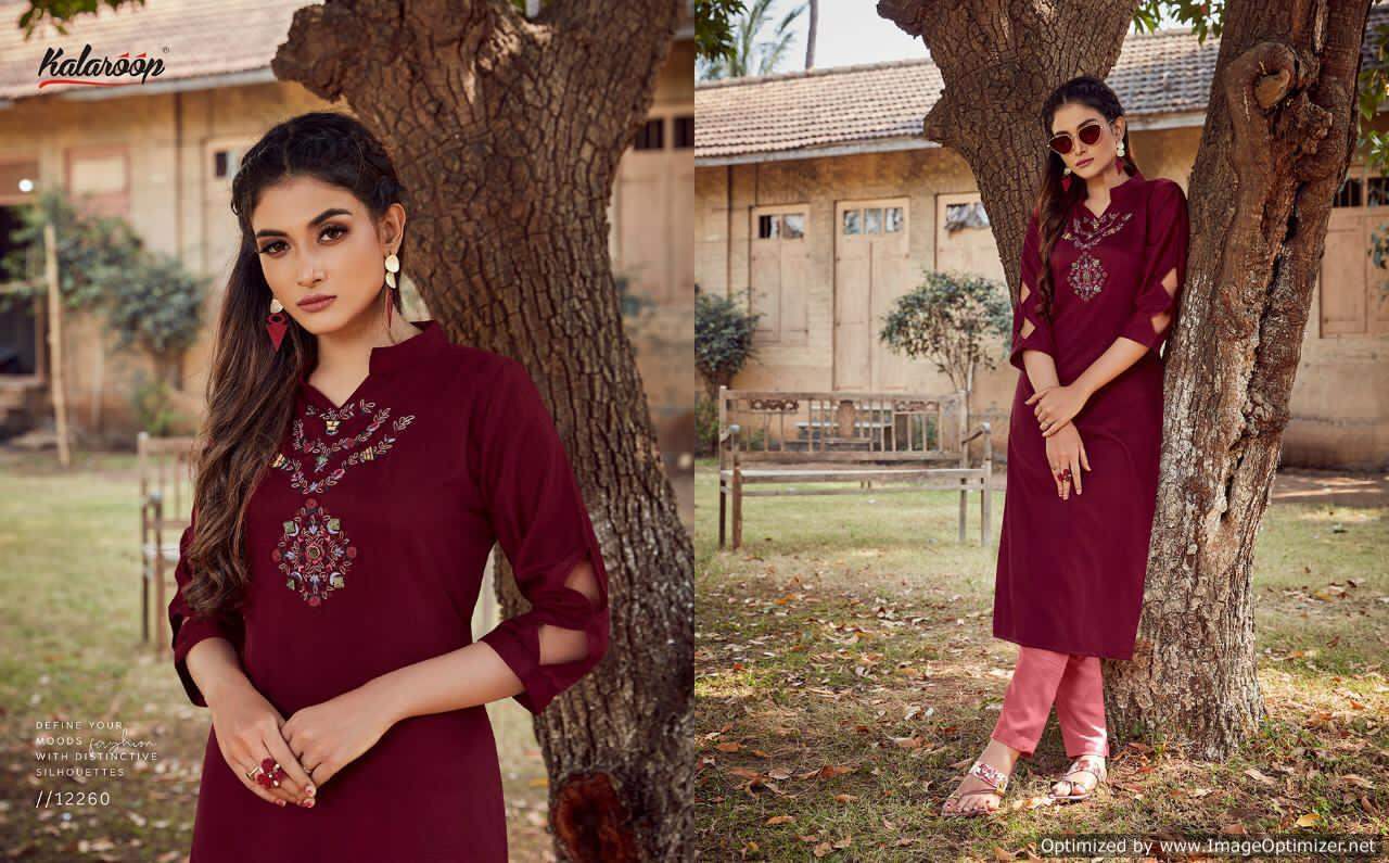Kalaroop  Presents  Floriana  Kurti With Bottom Collection