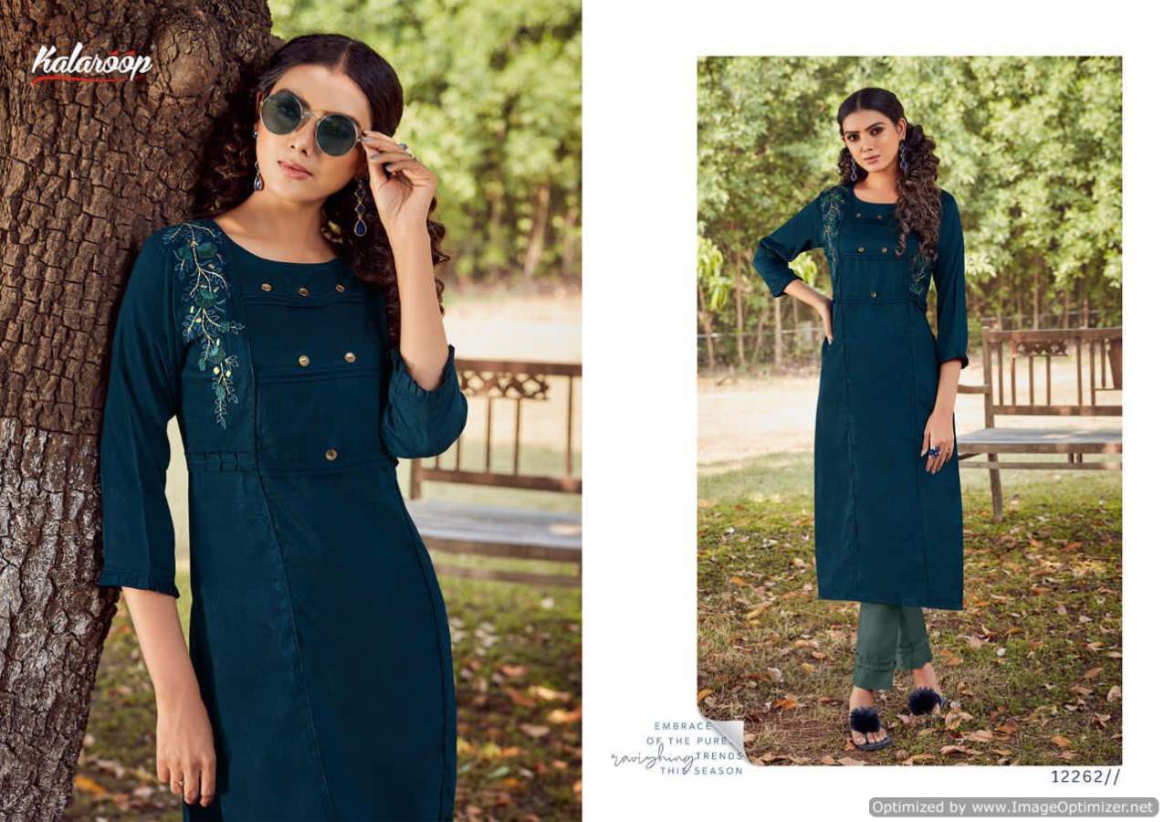 Kalaroop  Presents  Floriana  Kurti With Bottom Collection
