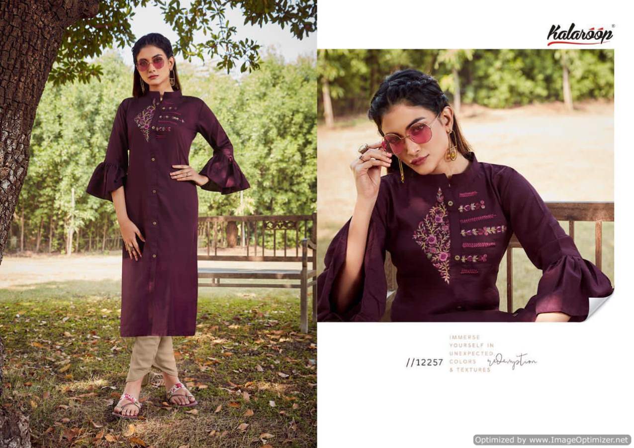 Kalaroop  Presents  Floriana  Kurti With Bottom Collection