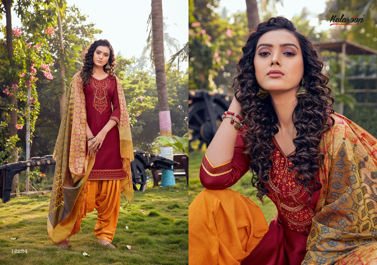 Kalaroop  Presents Sunheri By Patiala Vol  3 Ready Made Collection