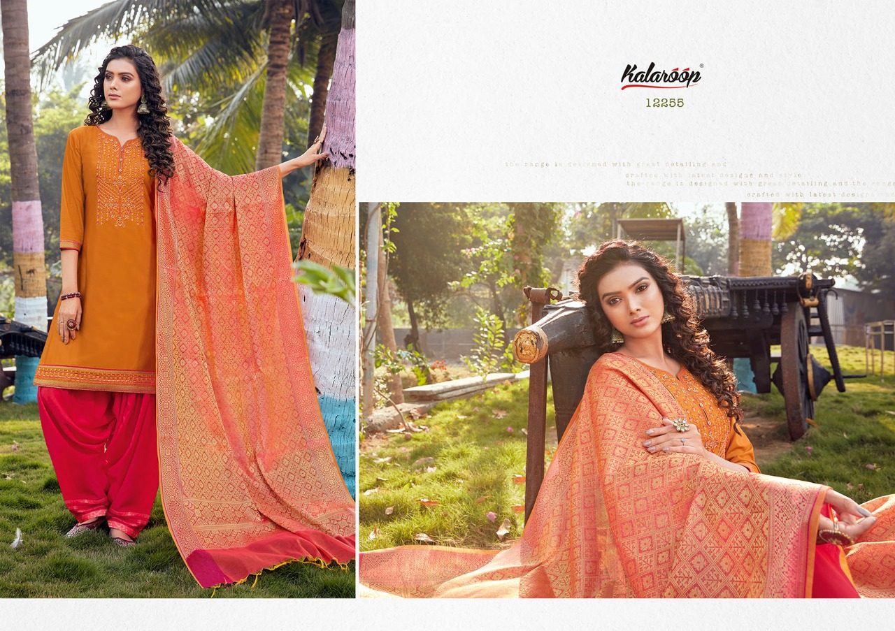 Kalaroop  Presents Sunheri By Patiala Vol  3 Ready Made Collection