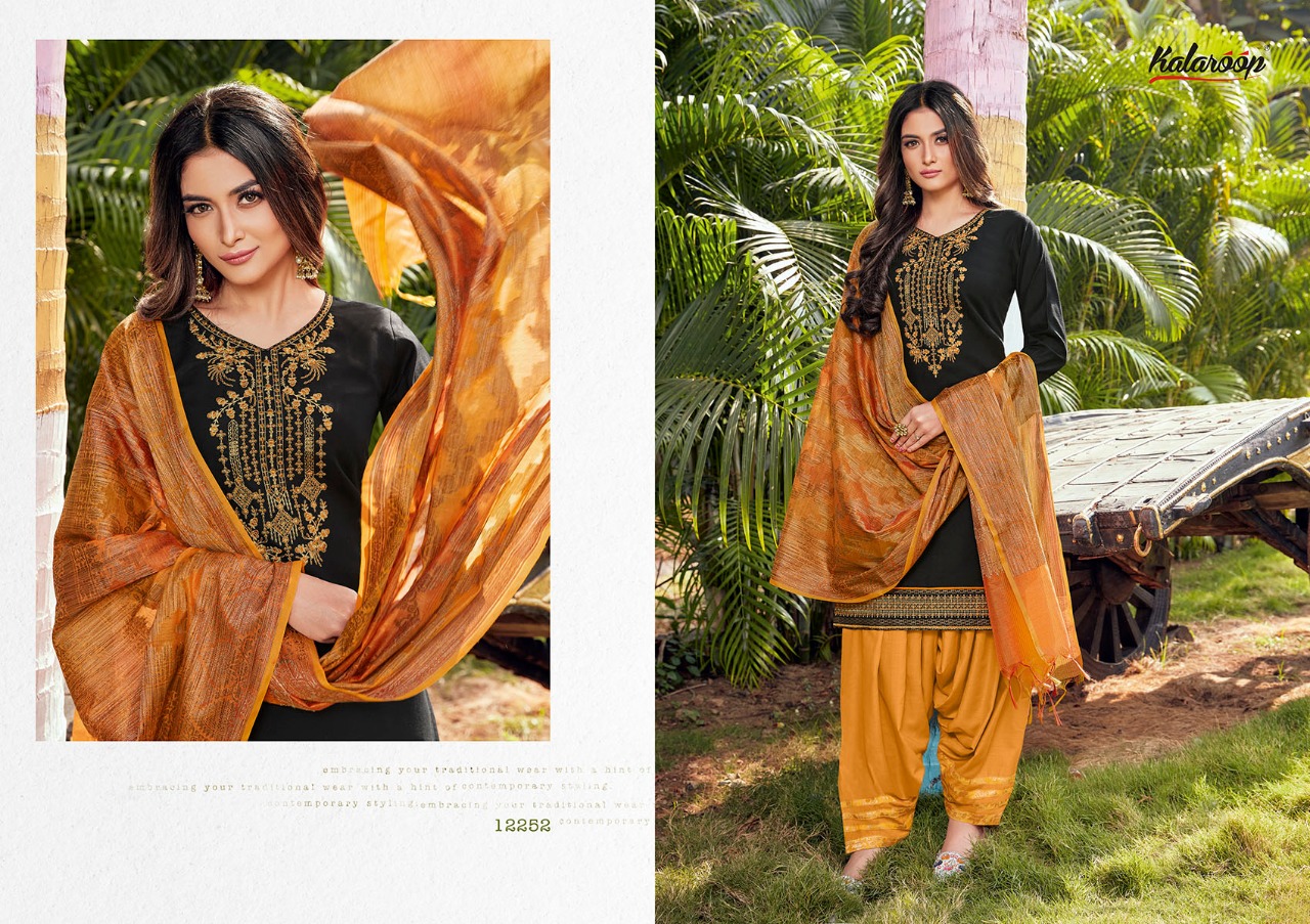 Kalaroop  Presents Sunheri By Patiala Vol  3 Ready Made Collection