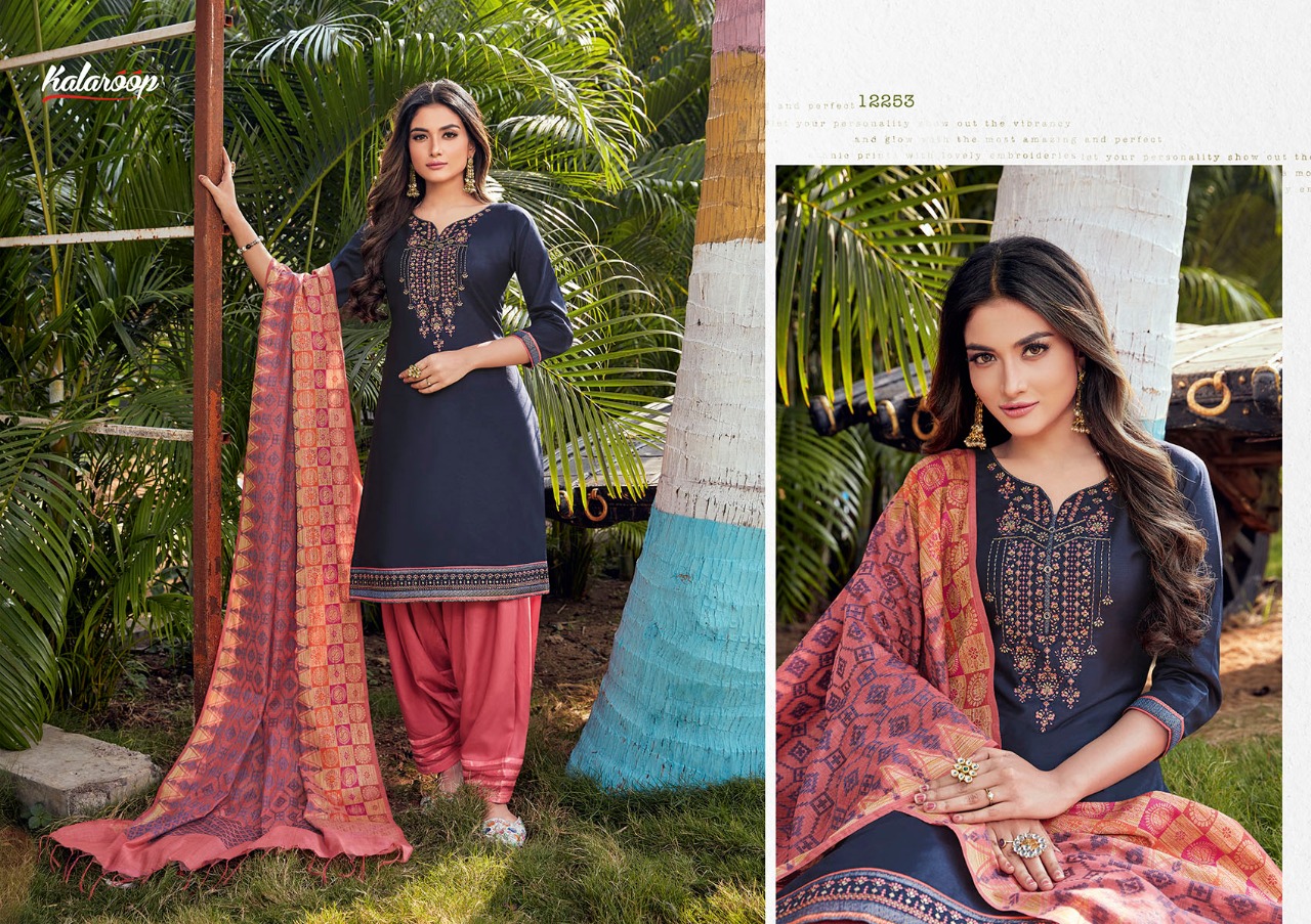 Kalaroop  Presents Sunheri By Patiala Vol  3 Ready Made Collection
