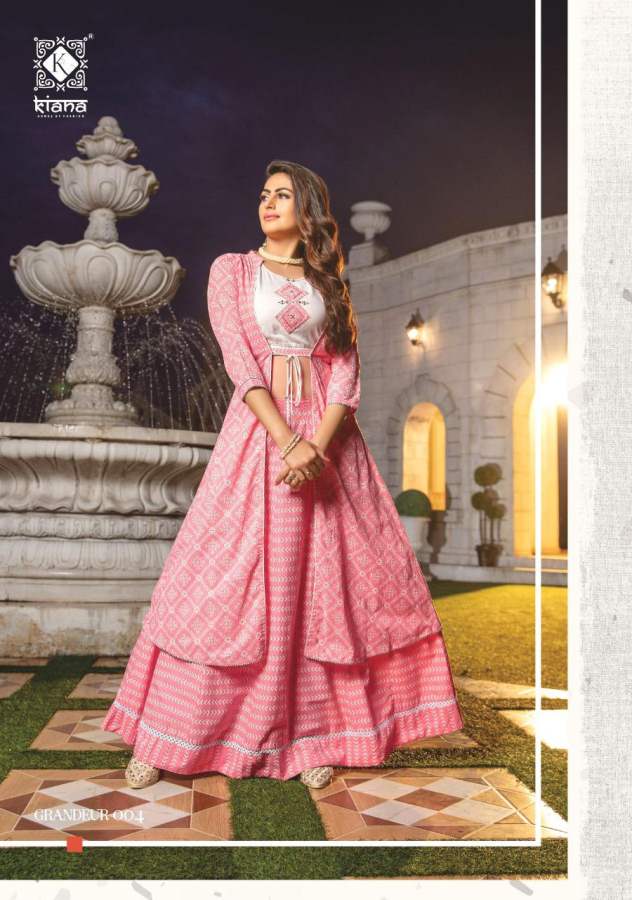 Kiana  Presents Grandeur  Exclusive Kurti With Bottom Collection