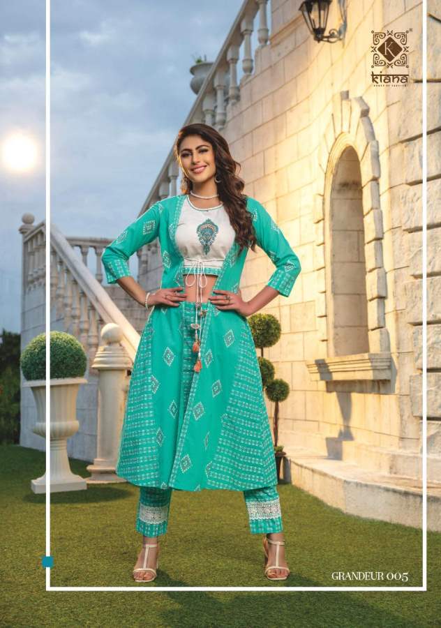 Kiana  Presents Grandeur  Exclusive Kurti With Bottom Collection