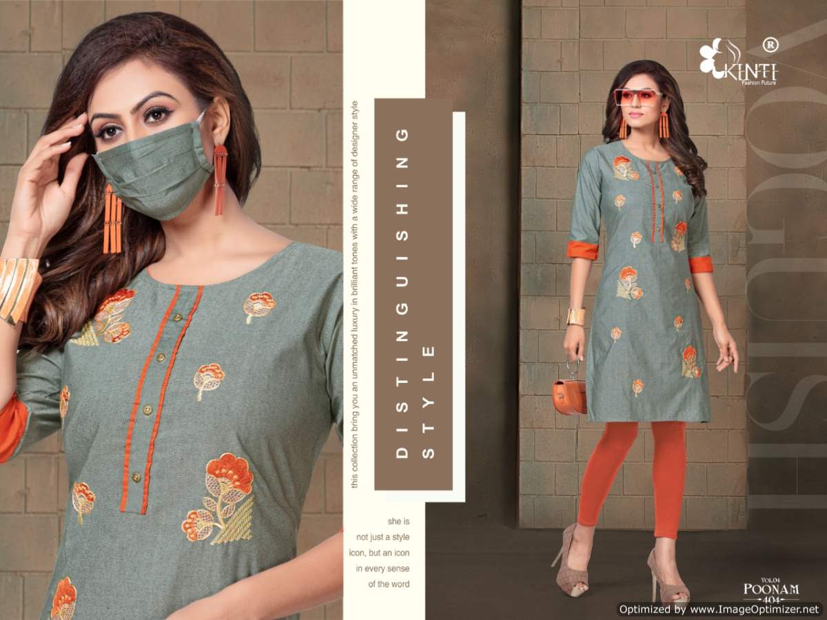 Kinti Presents Poonam Vol 4 Casual Wear Kurti