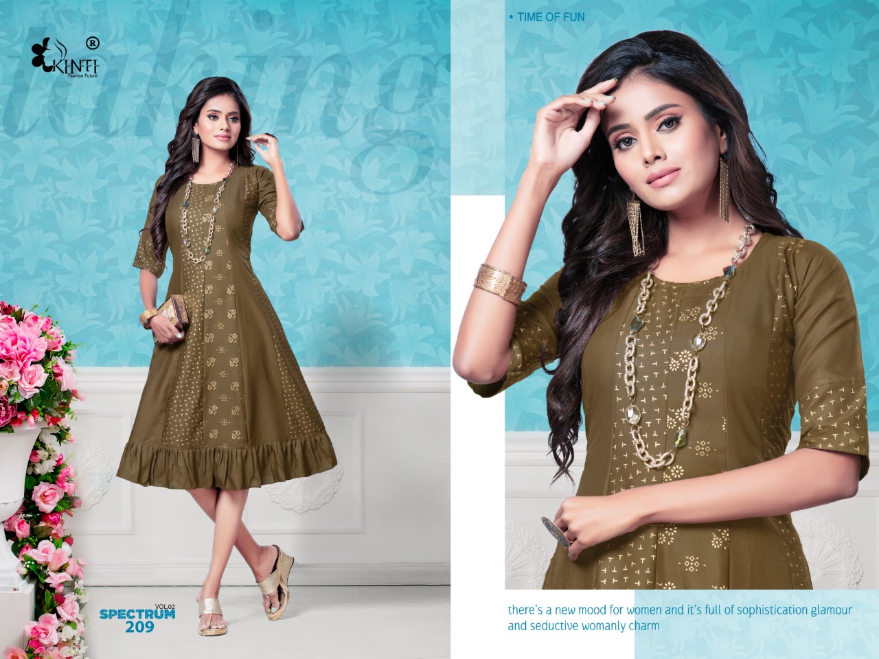 Kinti Presents Spectrum Vol 2 Designer Kurti Collection