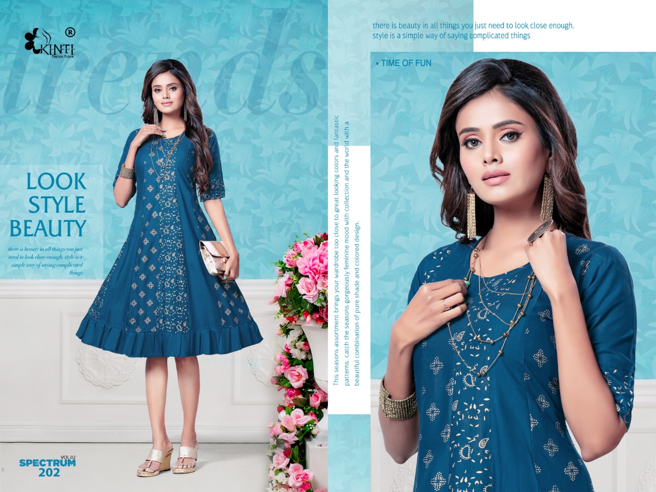 Kinti Presents Spectrum Vol 2 Designer Kurti Collection