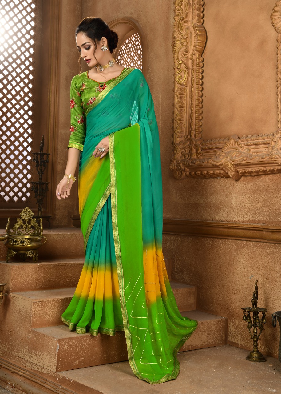 Fc Presents Lavnyaa Casual Wear Sarees  Collection