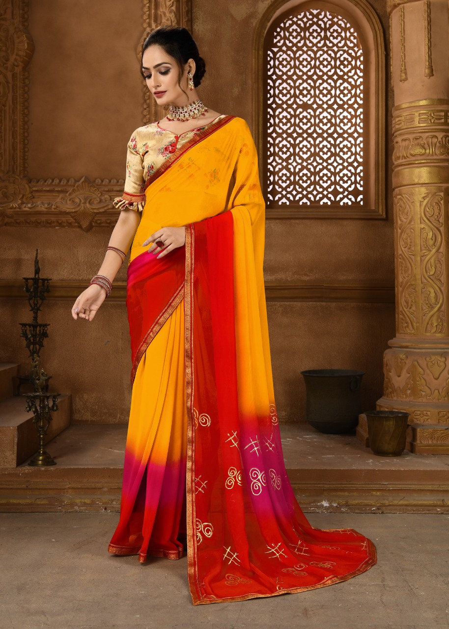 Fc Presents Lavnyaa Casual Wear Sarees  Collection