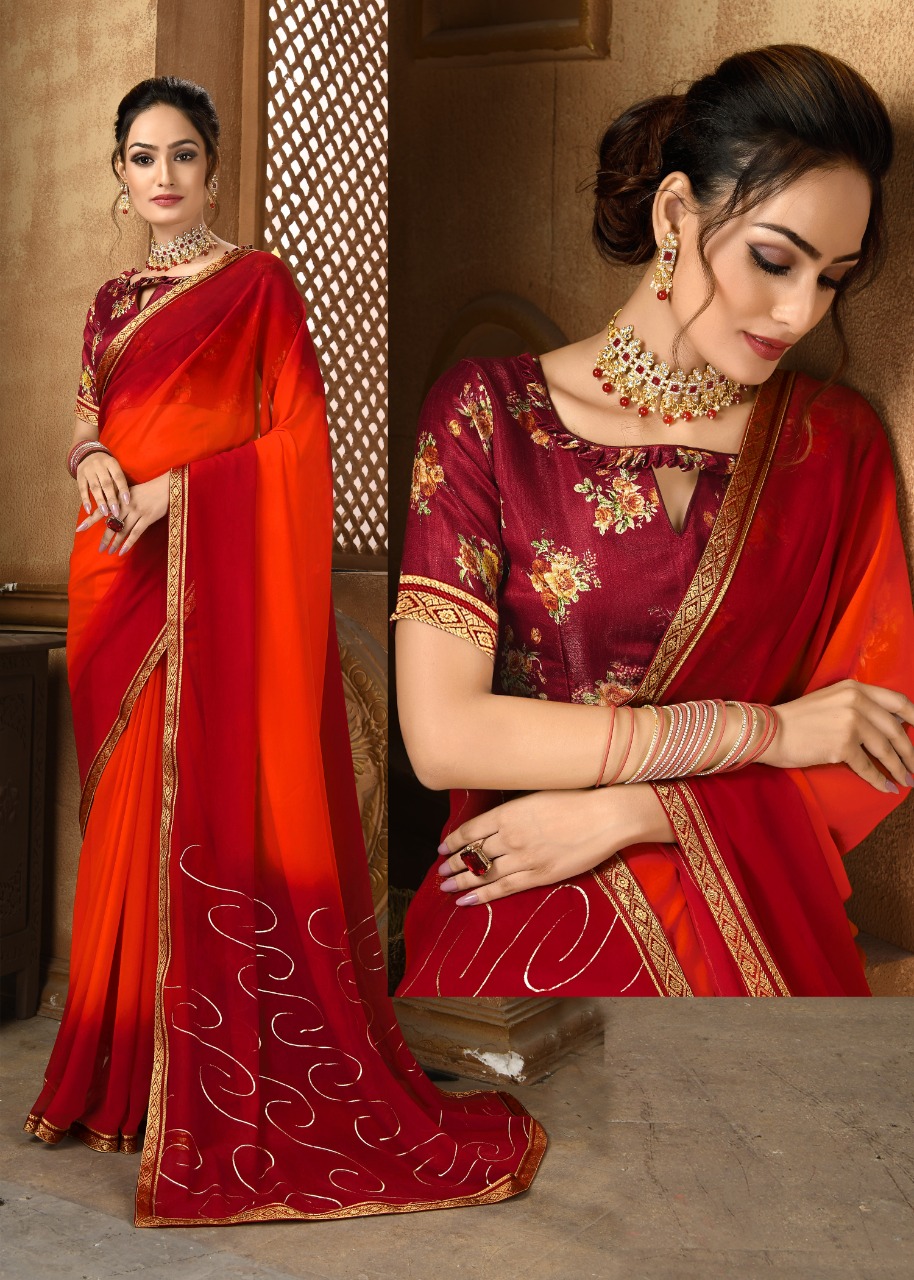 Fc Presents Lavnyaa Casual Wear Sarees  Collection