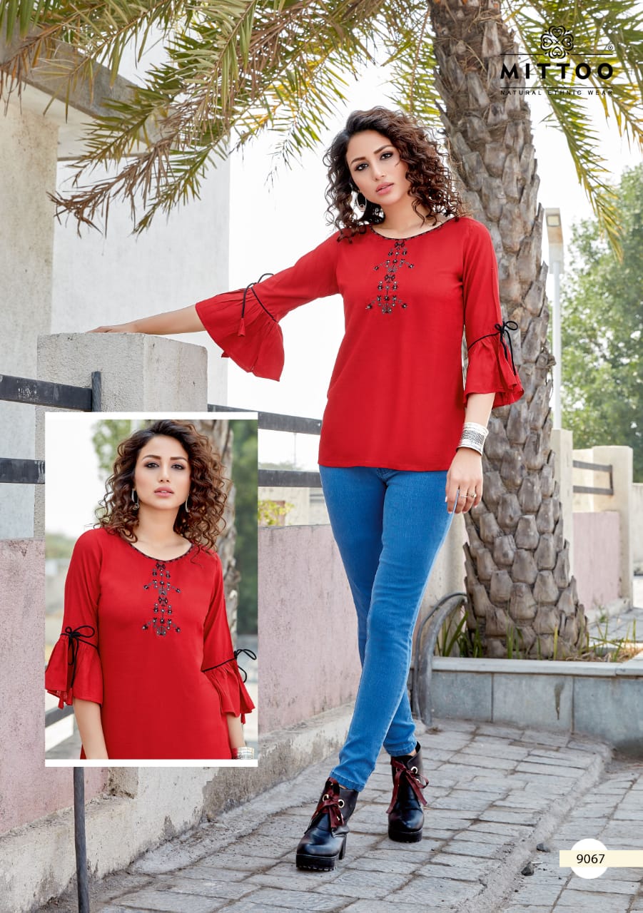 Mittoo  Presents Poorva Vol  9 Western Ladies Top Collection
