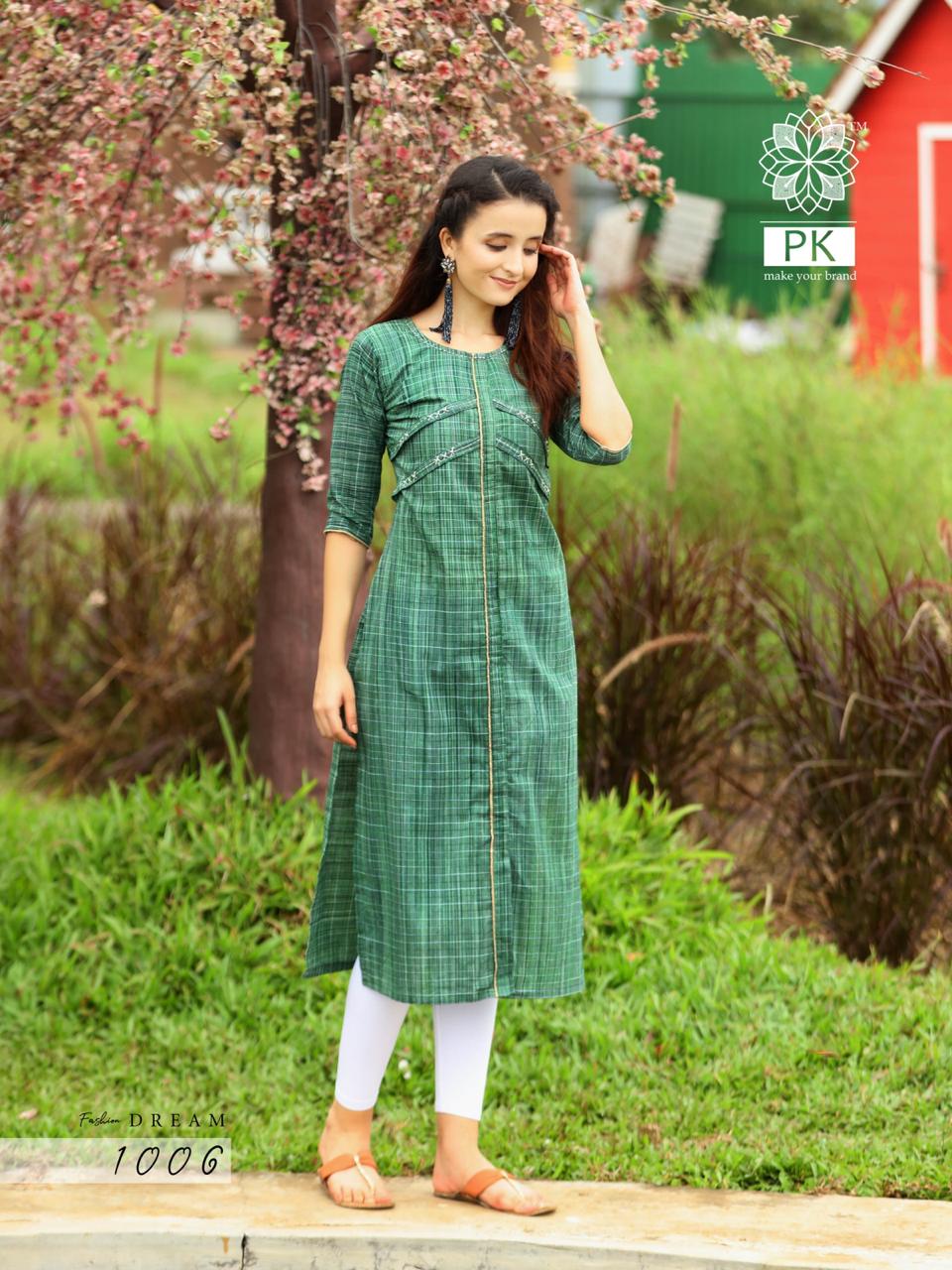 Pk Presents Fashion Dream Vol 1  Casual Wear Stylish Kurti