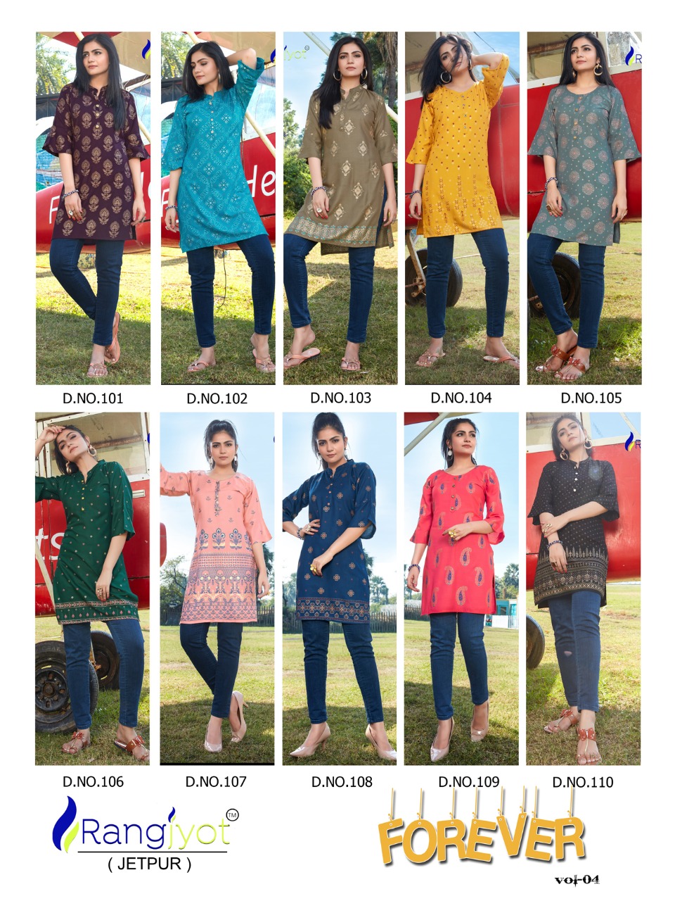 Rangjyot Presents Forever  Vol 1 Fancy Western Top