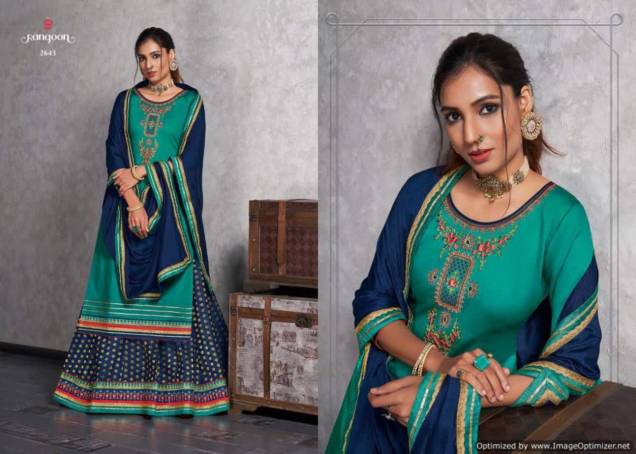 Rangoon Presents  Apsara  Festive Wear Designer Ready Made Collection