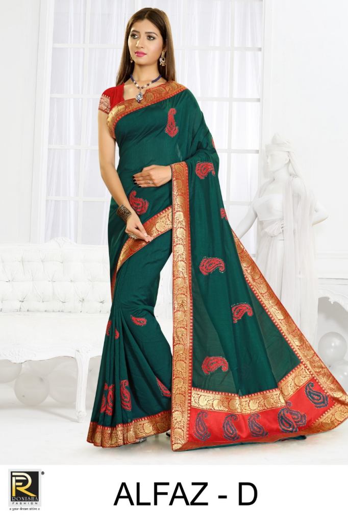 Ranjna Presents Alfaz Festive Wear Sarees Collection
