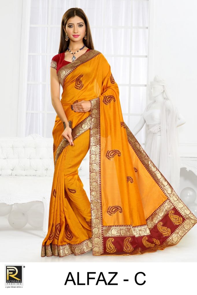 Ranjna Presents Alfaz Festive Wear Sarees Collection