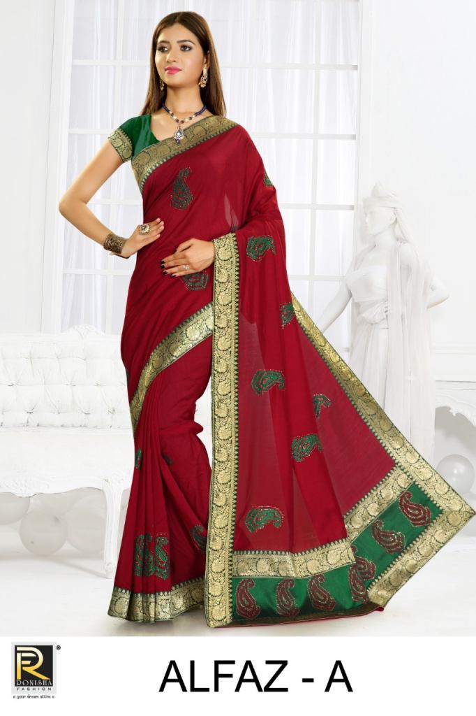 Ranjna Presents Alfaz Festive Wear Sarees Collection