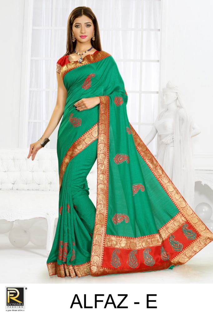 Ranjna Presents Alfaz Festive Wear Sarees Collection