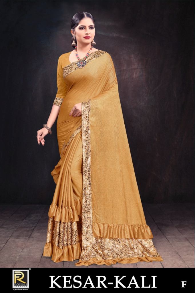 Ranjna Presents Kesar Kali Festive Wear Sarees Collection