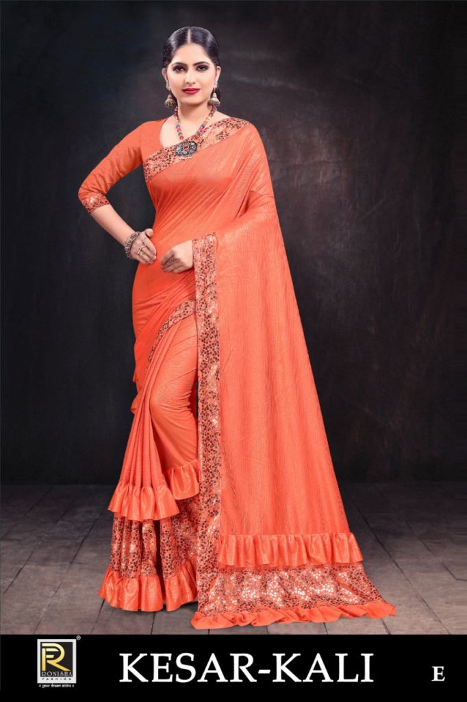 Ranjna Presents Kesar Kali Festive Wear Sarees Collection