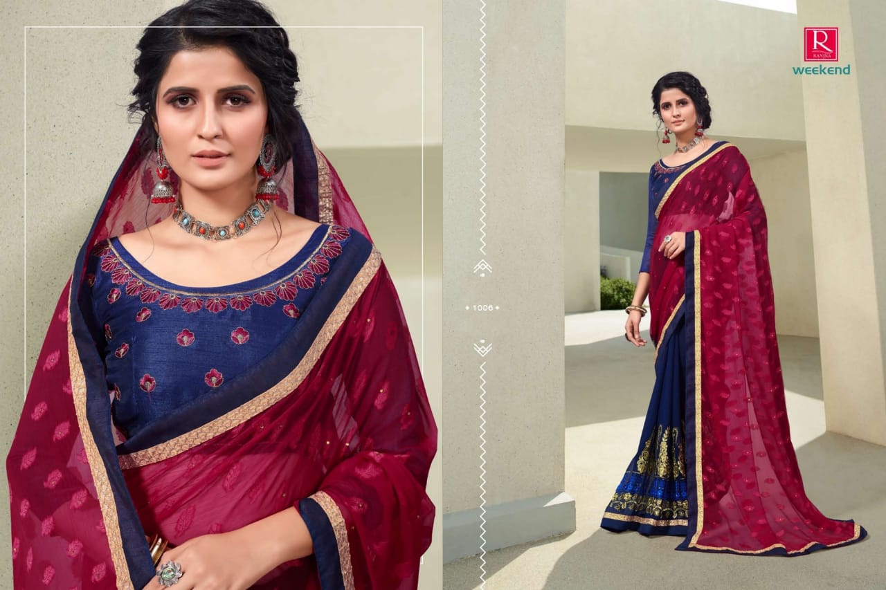 Ranjna Presents  Weekend Daily Wear Sarees Collection