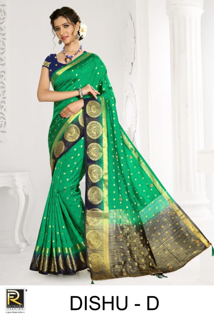 Ranjna Presents Dishu Festive Wear Sarees Collection
