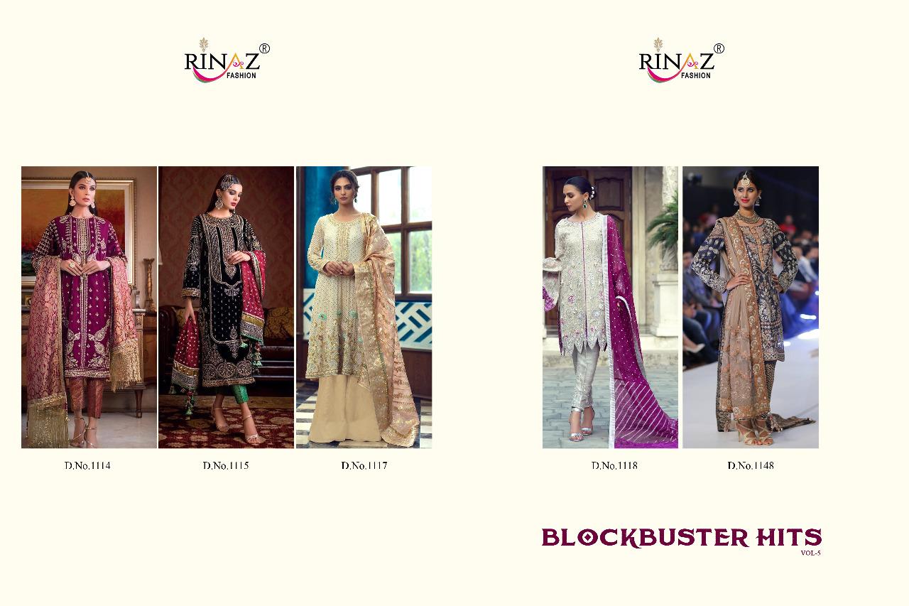 Rinaz  Presents Blockbuster Hits Vol  5  Pakistani Suits