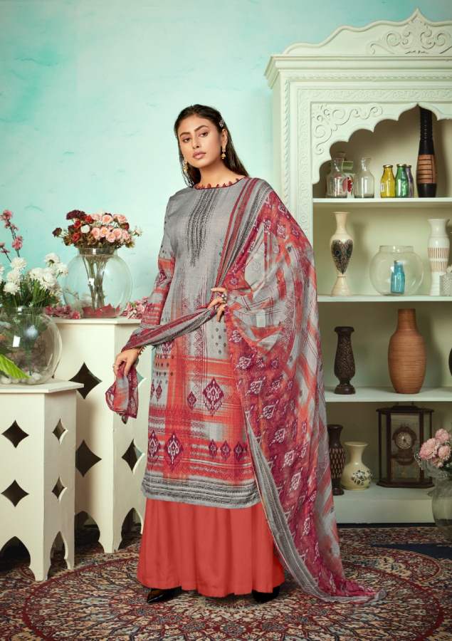 Roli Moli Presents  Mallika Vol 4 Printed Dress Material