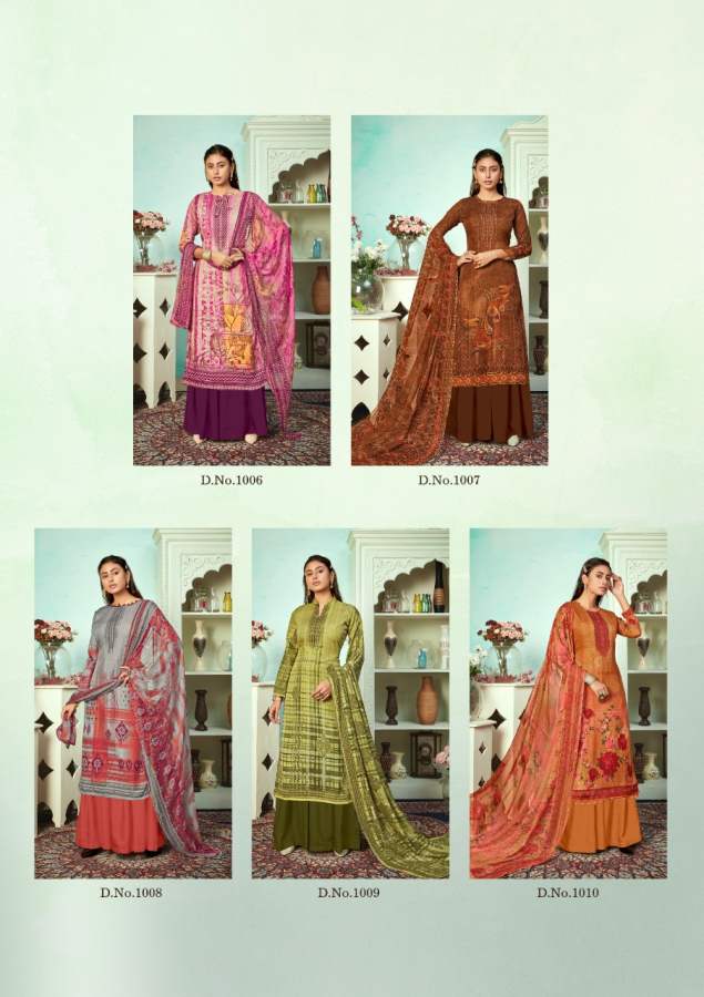 Roli Moli Presents  Mallika Vol 4 Printed Dress Material