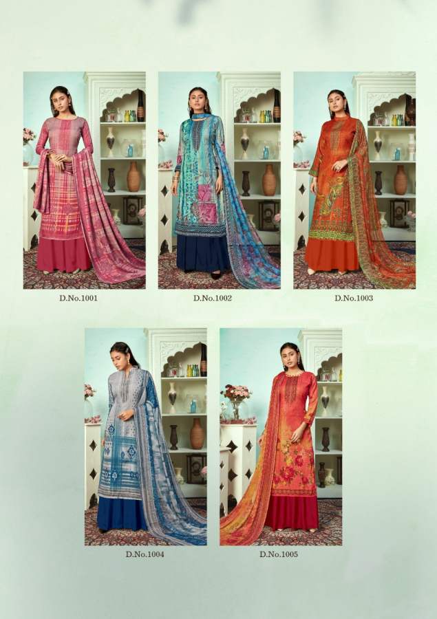 Roli Moli Presents  Mallika Vol 4 Printed Dress Material