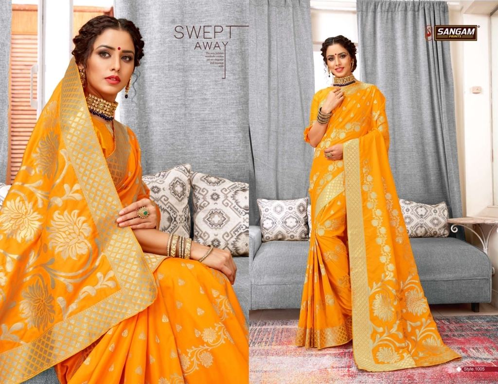 Sangam Presents Khayti Silk Designer Saree Collection