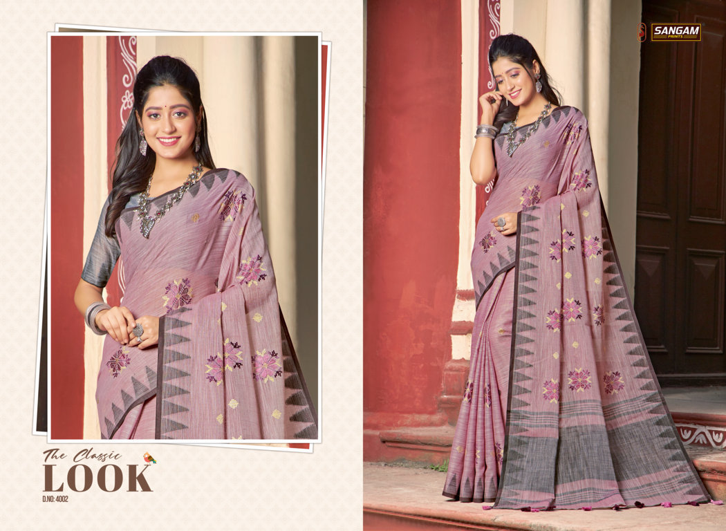 Sangam  Presents Vintage Handloom  Sarees Collection
