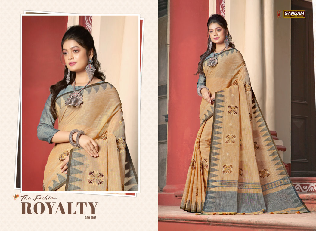 Sangam  Presents Vintage Handloom  Sarees Collection
