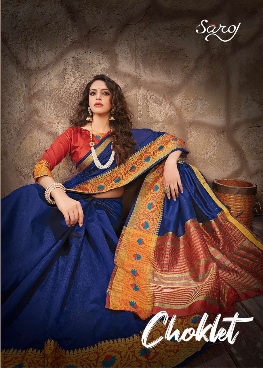Saroj Presents Choklet Designer Saree Collection