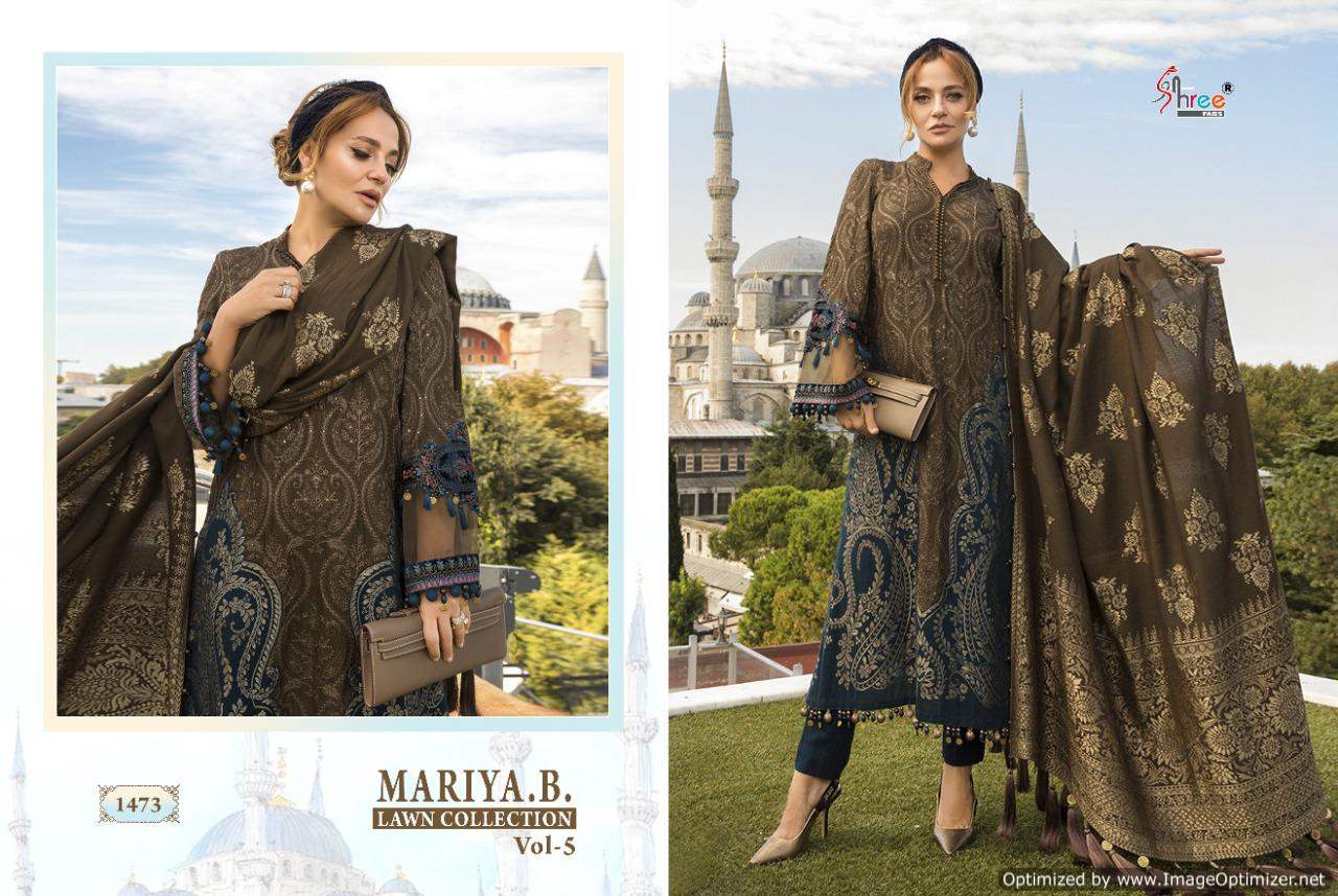 Shree  Presents Mariya B Lawn Collection Vol  5 Nx Pakistani Suits