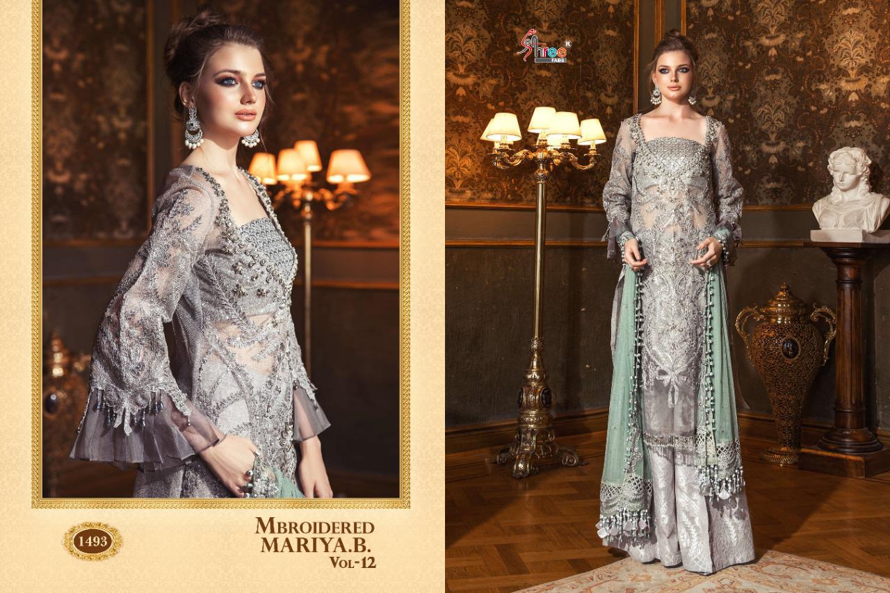Shree Presents  Mbroidered Mariya B  Vol 12 Pakistani Salwar Suit