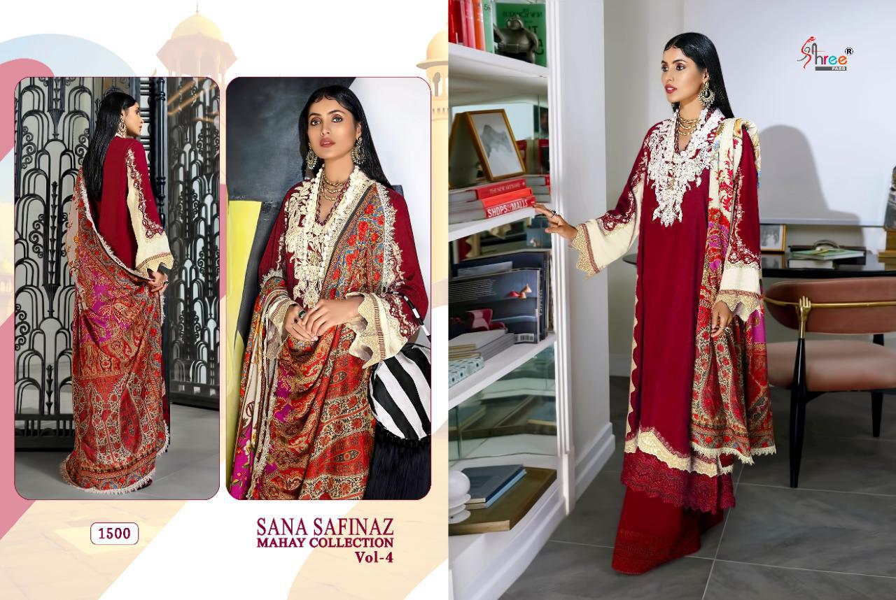 Shree  Presents Sana Safinaz Mahay Collection  Vol 4 Pakistani Salwar Suit