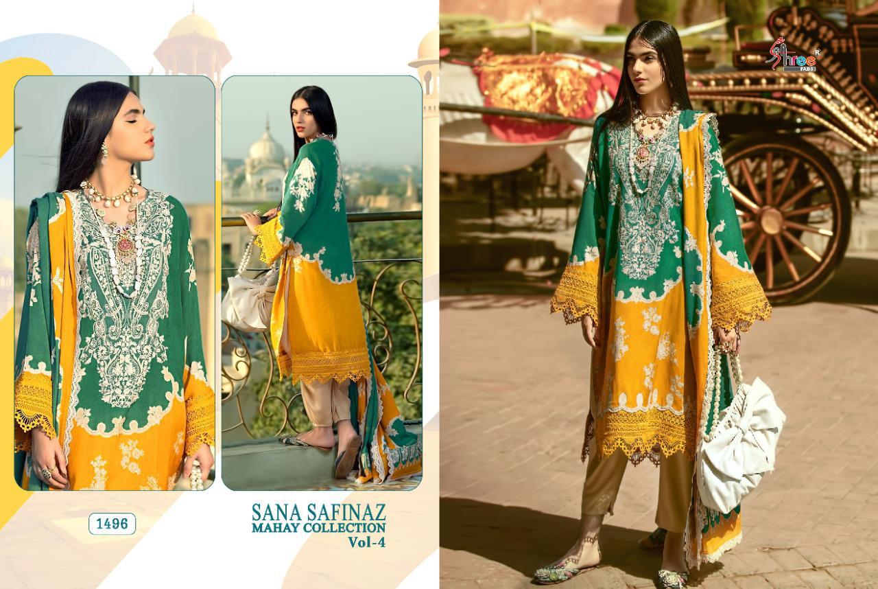 Shree  Presents Sana Safinaz Mahay Collection  Vol 4 Pakistani Salwar Suit