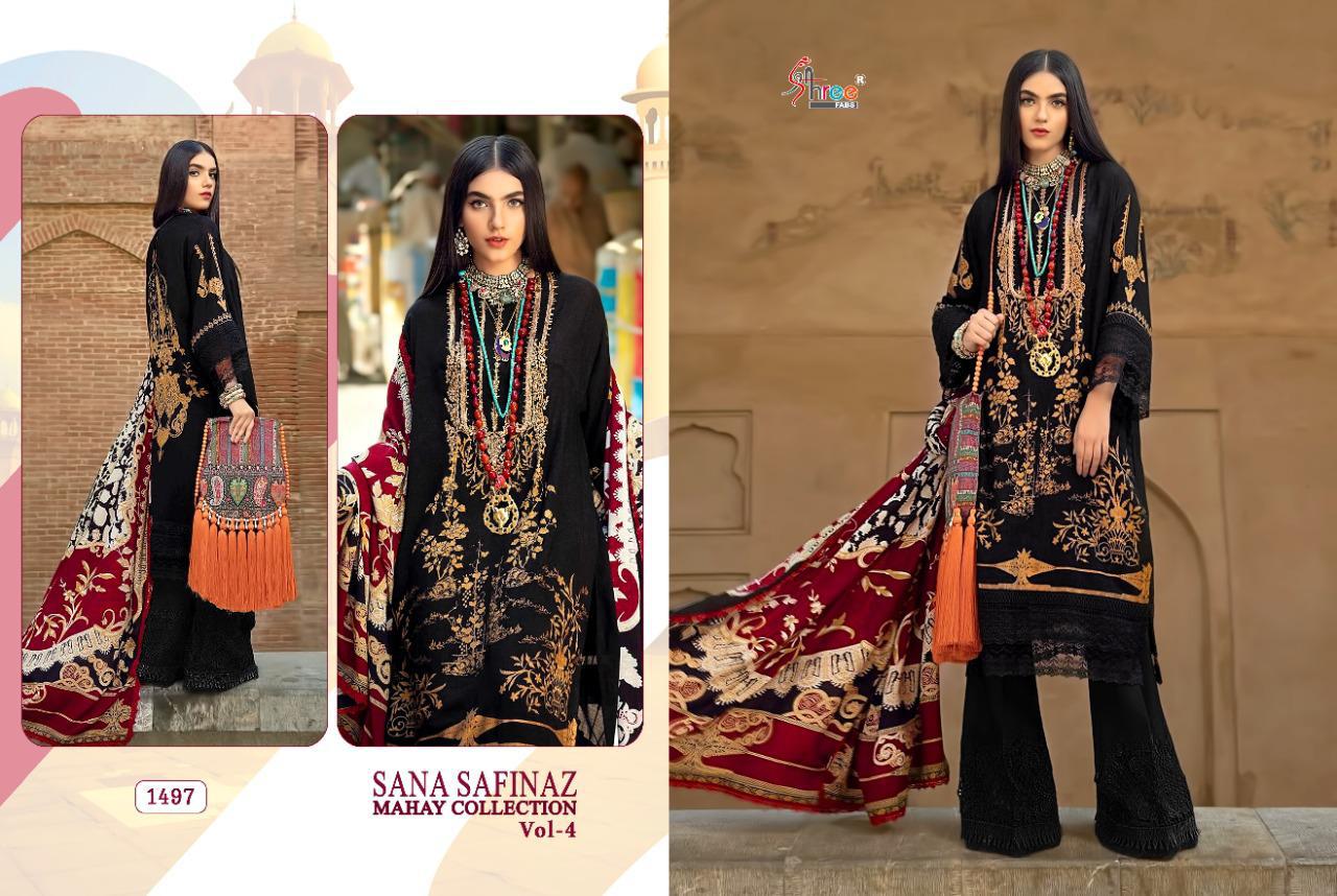 Shree  Presents Sana Safinaz Mahay Collection  Vol 4 Pakistani Salwar Suit