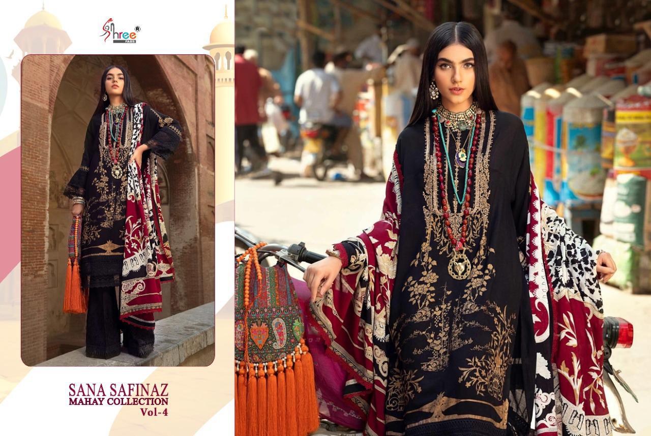 Shree  Presents Sana Safinaz Mahay Collection  Vol 4 Pakistani Salwar Suit