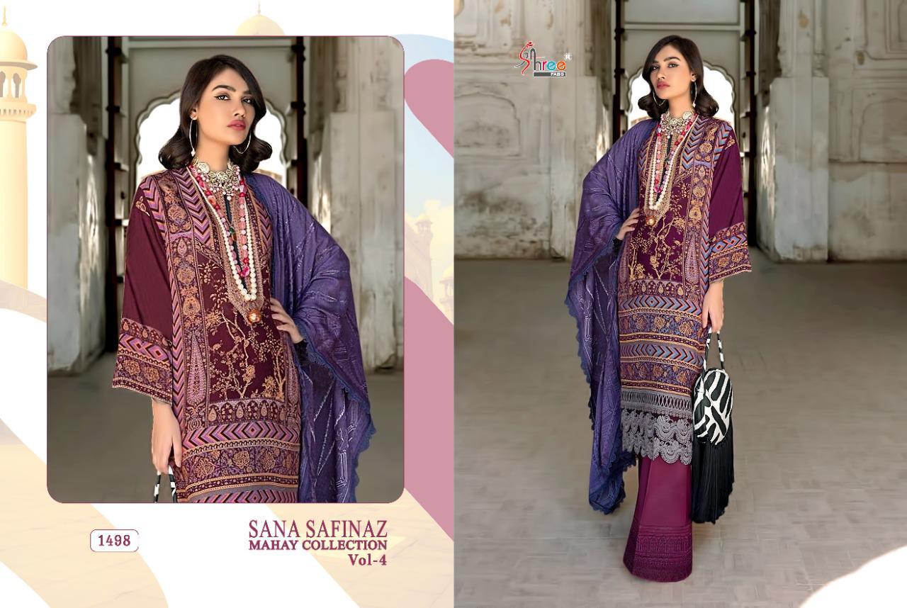 Shree  Presents Sana Safinaz Mahay Collection  Vol 4 Pakistani Salwar Suit