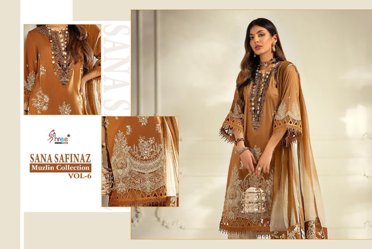 Shree Presents  Sana Safinaz Muzlin Collection Vol 6  Pakistani Salawar Suits