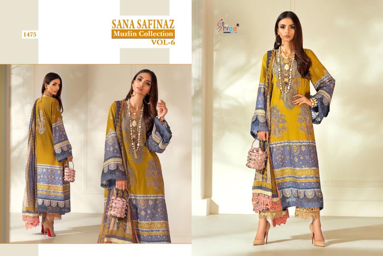 Shree Presents  Sana Safinaz Muzlin Collection Vol 6  Pakistani Salawar Suits
